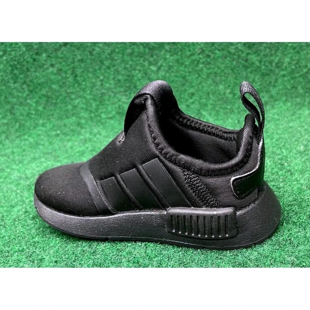 Adidas NMD 360 I Triple Black Slip On Sneakers Toddler Size 5K GX3314